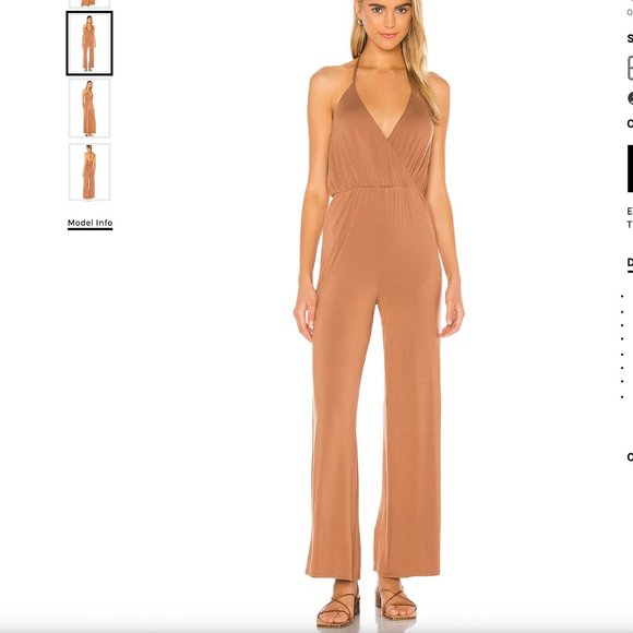 revolve MAJORELLE farren jumpsuit xxs - Picture 2 of 2